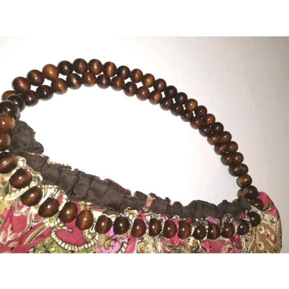 🦃$30 DEAL🦃Bohemian/Anthropologie Style Paisley Hobo Handbag - Picture 5 of 8